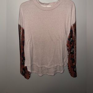 Fall long sleeve shirt